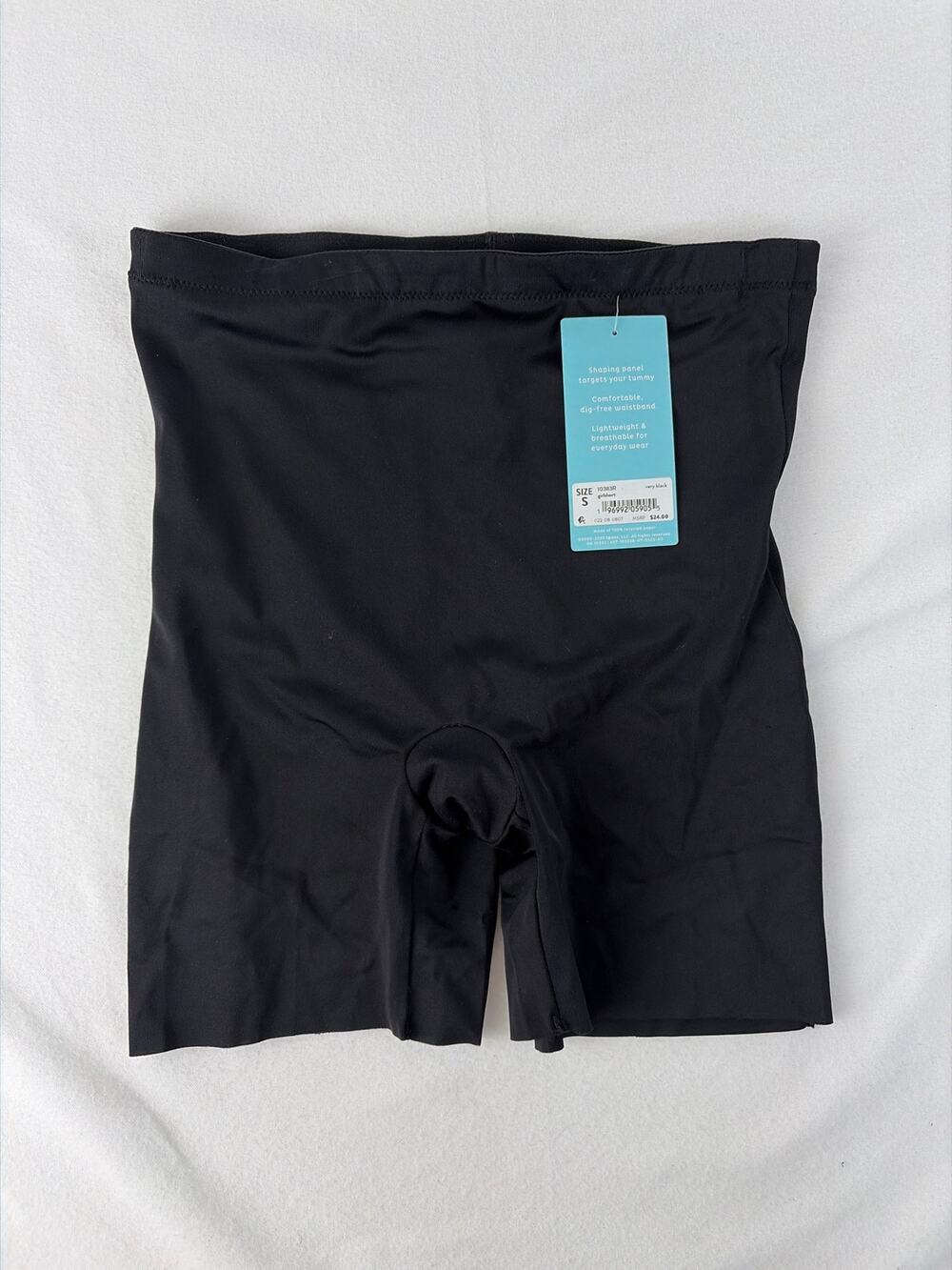 Assets by Spanx Shaping Girl Shorts Small Black NWT